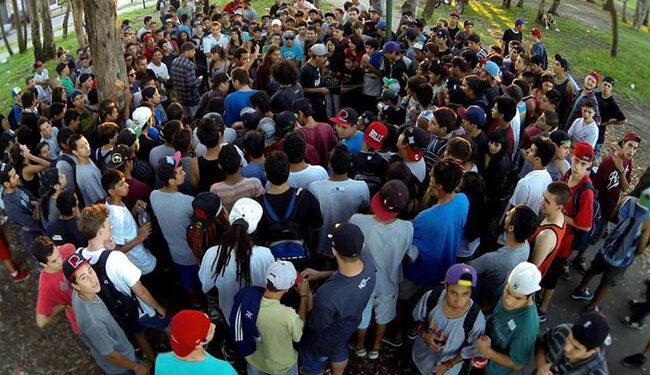 Claypole: bautizaron una plaza con el nombre de una histórica batalla de freestyle