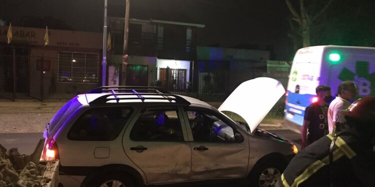 Mármol: choque y un herido este sábado a la madrugada
