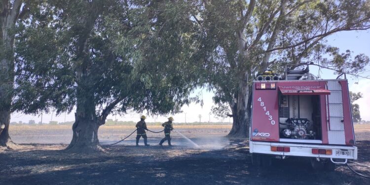 La quema de basura y pastizales provocó incendios en Lomas, Canning y Guernica