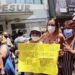 La intendenta de Lomas marchó con los vecinos para exigir respuestas a Edesur