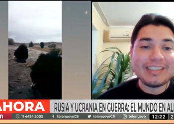 La increíble respuesta de un joven de Lanús que vive en Ucrania y dice que no le teme a la guerra