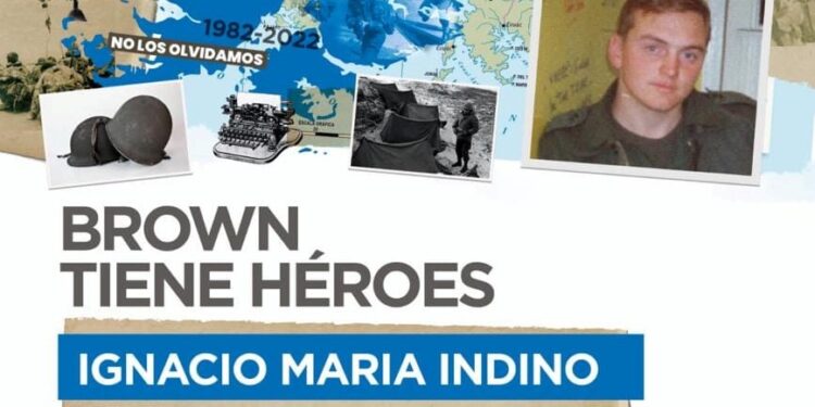 En los colectivos, homenajean a los vecinos de Brown caídos en Malvinas