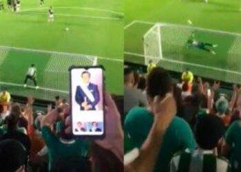 El insólito amuleto que usó un hincha de Banfield para mufar al rival en un penal