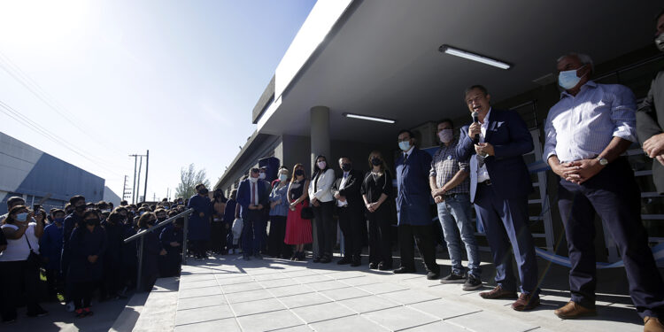En el inicio de clases inauguraron el nuevo edificio la Escuela Técnica N°4 de Burzaco