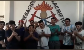 Con un emotivo video, los Bomberos de Corrientes agradecieron la ayuda enviada por el cuartel de Longchamps
