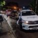 Rafael Calzada: choque entre un auto y un patrullero