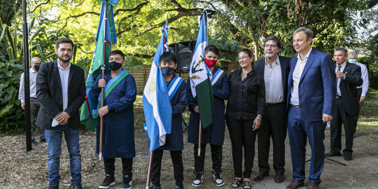Sileoni, Cascallares y Fabiani encabezaron el inicio del ciclo lectivo en la nueva Escuela Técnica N°5