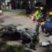 Adrogué: una moto y un auto chocaron en el cruce de Italia e Illia