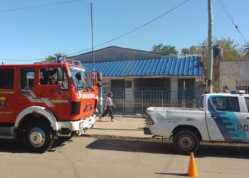 Se incendió un centro de jubilados en Claypole