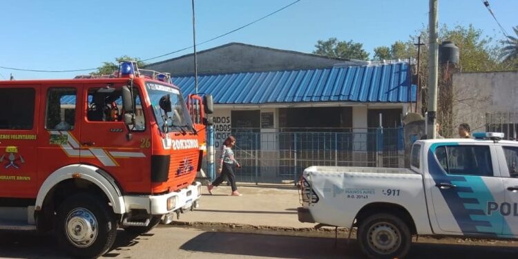 Se incendió un centro de jubilados en Claypole