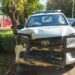 Calzada: un patrullero que perseguía ladrones chocó contra un auto