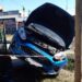San José: perdió el control del auto y se subió a la vereda