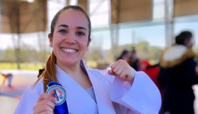 Eugenia Calvi, una estrella deportiva de Longchamps: «el karate es mi primer gran amor»