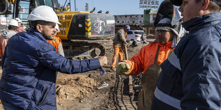 Burzaco: está casi en un 40 por ciento la megaobra del viaducto de Ruta 4 y rotonda Los Pinos