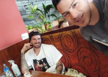 En Avellaneda, Rodrigo De Paul fue a almorzar y se juntaron cientos de hinchas