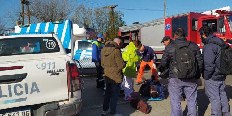Dos choques en Burzaco que dejaron heridos