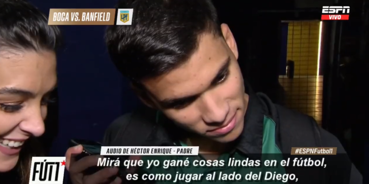El emocionante mensaje del Negro Enrique a su hijo Ramiro tras convertir dos goles para Banfield