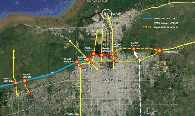 Así será la obra de extensión de la Autopista Buenos Aires-La Plata