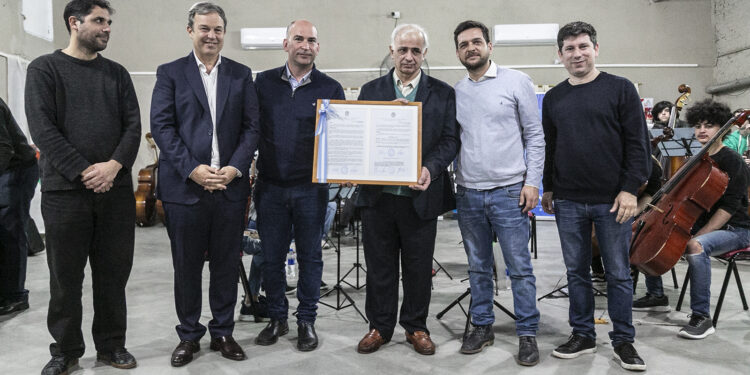 Presentaron la orquesta escuela del club “Villa Calzada”