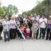 Inauguraron una obra de pavimento en Longchamps
