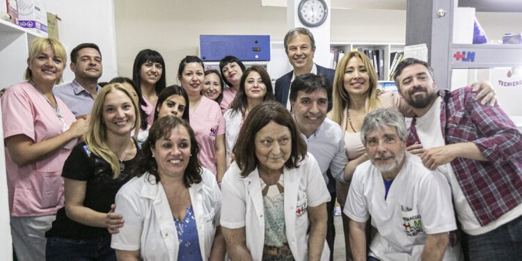 Inauguraron la sala de hemoterapia del Hospital Meléndez