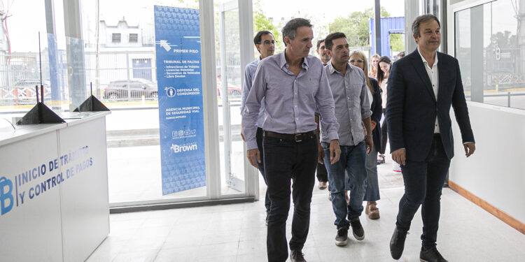 Inauguraron la nueva agencia de seguridad vial de Brown