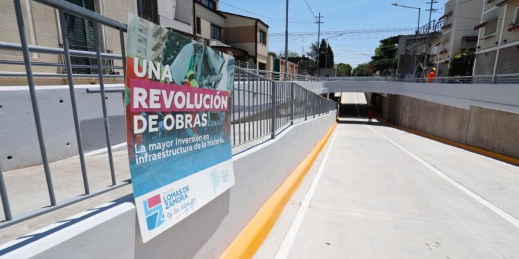 Banfield: inauguraron el paso bajo nivel de Rincón-Vieytes