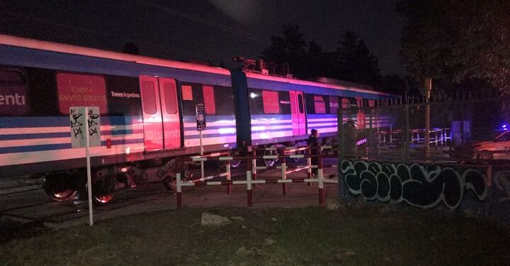 El tren atropelló y mató a un joven en Burzaco