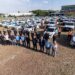 Nueva flota de móviles policiales en Brown con camionetas y autos 0 km