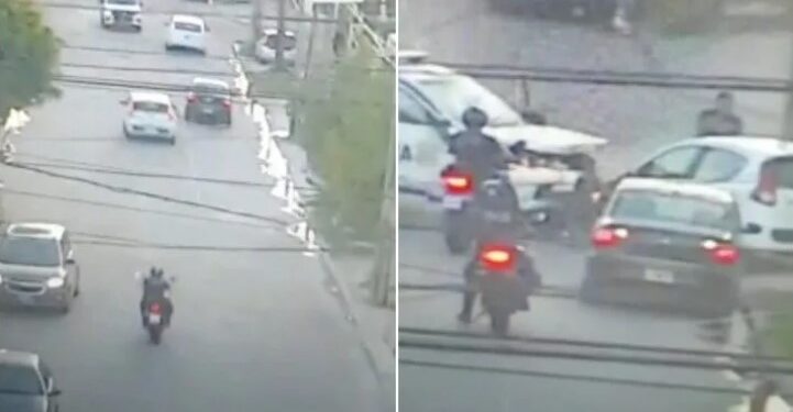 Lomas: manejaba un auto robado, chocó un patrullero y quedó detenido