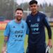 La foto viral de un joven de Glew con Messi y su abrazo con Dibu Martínez