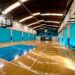 El club El Fogón de Mármol inaugura el piso de su cancha de basquet
