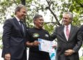 Alberto Fernández encabezó en Brown el acto en homenaje a los héroes de Malvinas