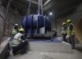 Montan las bombas en la megaobra para mejorar las cloacas en Lomas, Lanús, Avellaneda y Echeverría