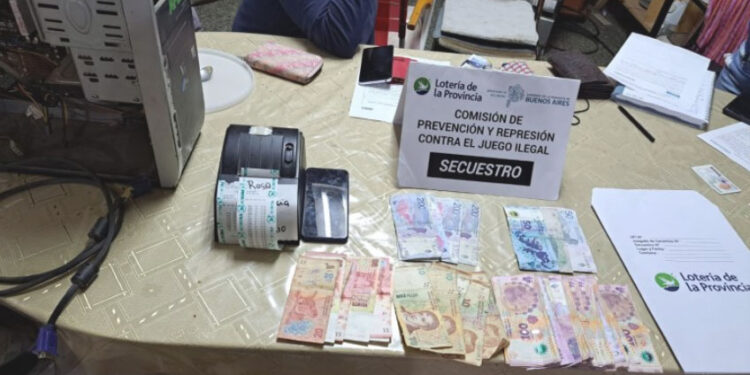 Con allanamientos en Glew desbaratan una banda dedicada al juego ilegal