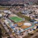 Cómo es la ciudad deportiva de Solano: 5 canchas, un domo de patinaje artístico y hasta un murgódromo