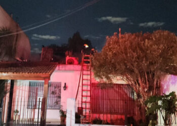 Incendio en una casa de José Mármol por un desperfecto eléctrico