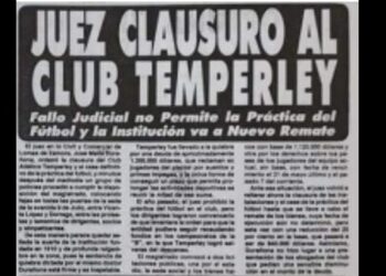 Quiebra y resurrección: a 30 años del día en que Temperley volvió a vivir