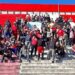 Socios e hinchas de Los Andes pintan de punta a punta y a mano todo el estadio