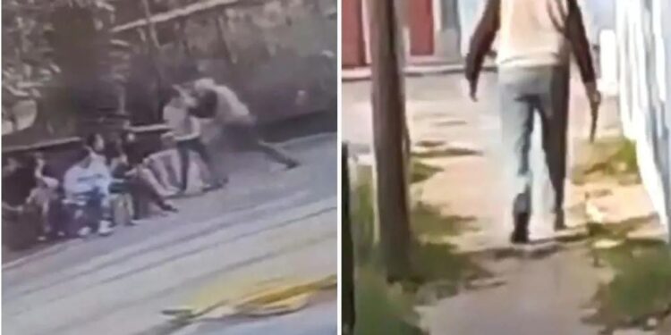 Lanús: un hombre persiguió con una cuchilla a unos chicos que le hicieron ring raje