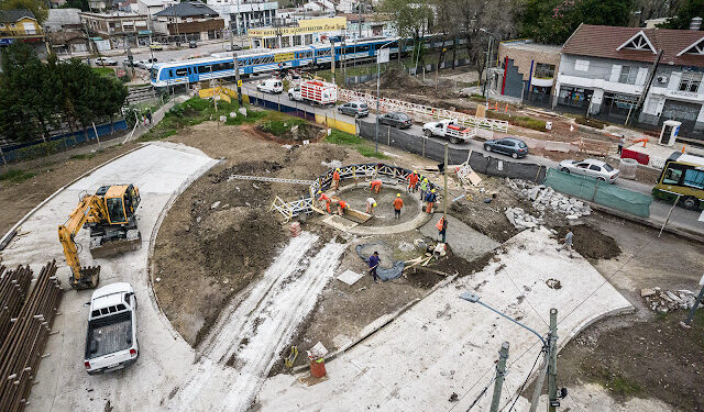 Longchamps: reordenan el tránsito para avanzar con la obra del paso bajo nivel