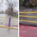 Calles anegadas, arroyos desbordados y vuelos cancelados, las consecuencias del temporal