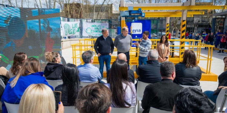 Burzaco: inauguraron una estación de bombeo cloacal que beneficiará a más de 7 mil vecinos