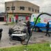 Domingo de choques y vuelcos en las calles de Adrogué