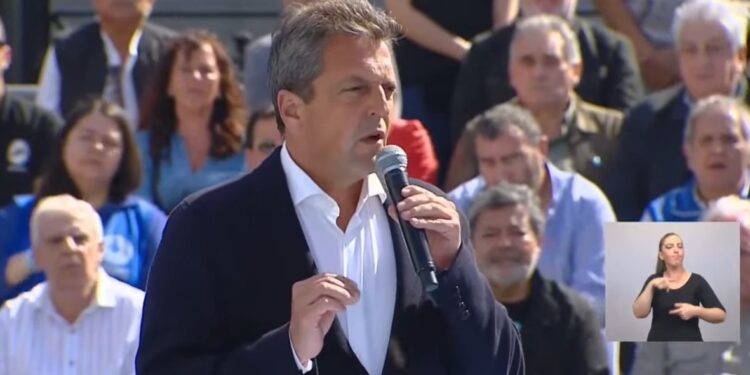 Massa celebró el fin del impuesto a las ganancias y dijo que si es presidente llamará «a un gobierno de unidad nacional»
