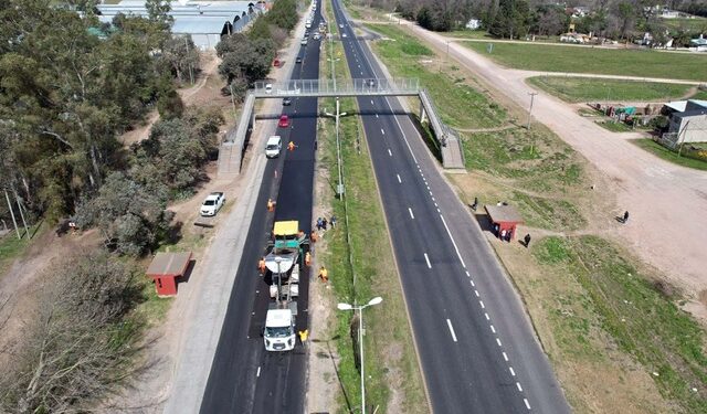 Provincia avanza con la repavimentación de la Ruta 6, que recorre 11 distritos