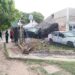 Claypole: se llevó puesto todo y se incrustó en el patio de una casa