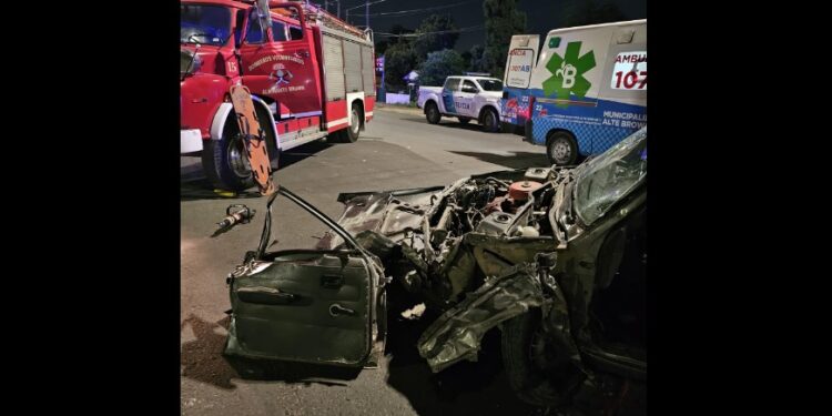 Triple choque con heridos en Claypole