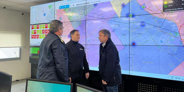 El Ministerio de Seguridad bonaerense analizó el mapa del delito de Almirante Brown