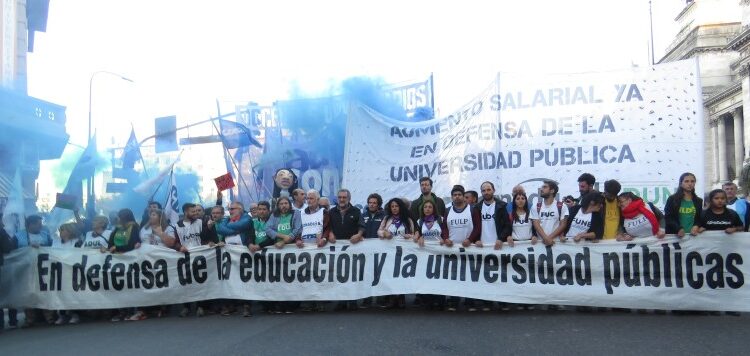 Marcha universitaria: advierten que el presupuesto es el más bajo de la historia